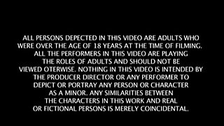 Two blonde teens in threesome at the pool