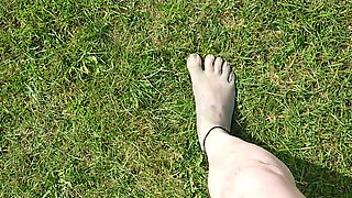 Beach Walk with Dirty Feet