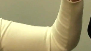 Slut Blonde Does the Best Handjob