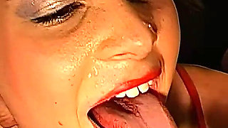 Filthy Brunette in Red Lingerie: Fingered Hard, Fucked Deep and Facial Cum Blast!