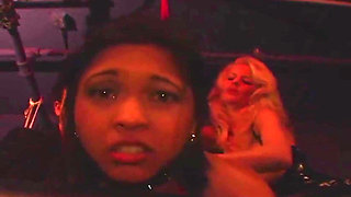 Crystal Punishes Mika Tan by Biting and Hardening Her Boobs!