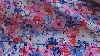 Milky Tits and Hairy Pussy Flashing in the Forest