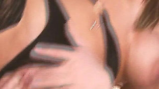 Horny Catsbabes Scene-4 Busty Kitty Wearing a Mask Enjoys a Cumshot on Her Big Tits