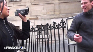 Hot Parisian Brunette Makes Home Sex Tape
