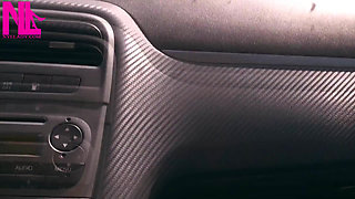 Dangling on the Passenger Seat in the Car