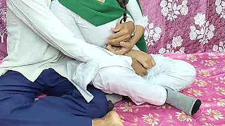 Desi village schoolgirl Puja first time anal sex in uniform tight pussy fuck HD