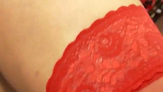 Girls in Hole Scene-2 exuberant Brunette with a Big Ass in Lingerie Fucking Hard in a Glory Hole