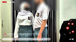 Rewind Livestream of Malay Students Trying Out Their New Uniforms 18+ on Instagram