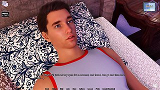 Animated big tits in a 3D reality with internal cumshot action