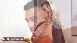 Brazzers - busty blond cougar andie anderson storms in bare and takes Alex Jones’s massive cock