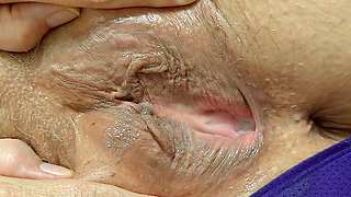 Big Fat Black Man Fucking White Woman Slowly and Cumming - Moaning and Shooting Cum Deep Inside Her Pussy - BBW SSBBW