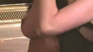 Teen Feels Horny Scene 3: Big-breasted Teen Brunette Fucking Herself in Front of the Fireplace