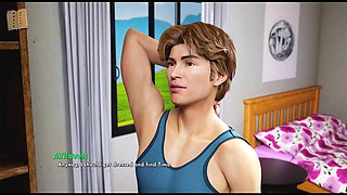 Steamy visual novel featuring a sultry blonde with big tits and a nice ass