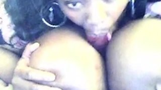 Big Black BBW Amateur with Huge Tits on Webcam