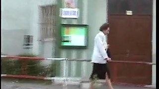 Watch This Bebe From Germany Pee in a Public Space