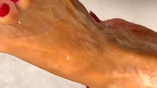 Watch Me Washing My Pantyhose in the Shower