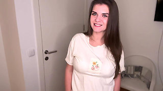 Hot Step Mother Was Caught by Her Step Son While Jerking off Her Big Cock