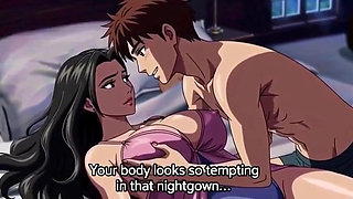 Stepson come in stepmom room and seduce her while father is on same bed