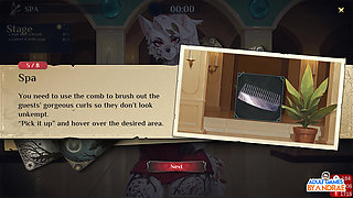 Hotel Tales Gameplay Part 3 - Helping Nikki Sort the Suitcases and Bathe Griselda the Huntress