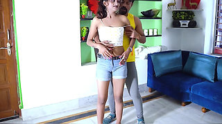Bhabhi ke saath soke bhabhi ko chod diya