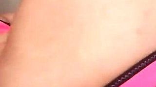 Holly Kittenn Holly plays in hot pink bikini