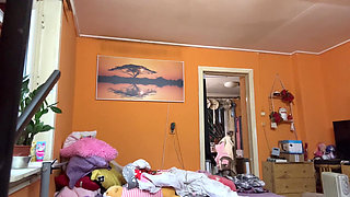 Amateur Hairy Girl Nude Housework Session 1