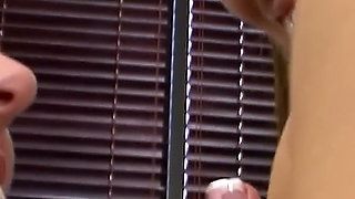 Blonde Masseuse Goes Down on Her Client - Forty Minutes of Oiled Pussy Licking