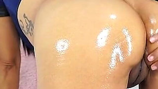 Oiled Vibrator Play as Sexy Cop