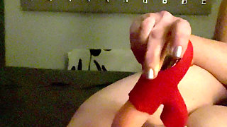 Flicking My Clit with My Tongue Vibrator Until I Orgasm
