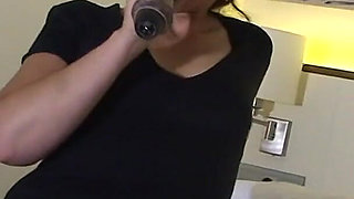 Horny Mature Lady Stuffs Her Hairy Pussy with Her Big Sex Toy