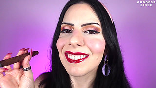 Never Break Eye Contact, While I Smoke the Cigar