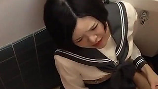 College Girls: Footage of Sex in the Restroom 3-6