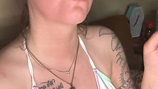 Chery Trees Smoking in a Bikini