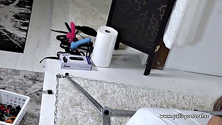 Lesbians Bound for Strapon Pounding in Nylon and Latex