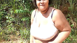 Showing off in the Street and Displaying My Pussy and Ass