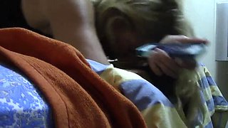 Amateur Housewife Cheating On Phone Call - Dirty Talk Doggystyle Fuck While Hubby Has No Idea