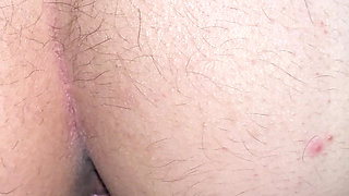 Naughty Blowjob Swallows Cock Grabbing Balls Laughing
