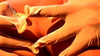 Blonde teen schoolgirl fingers