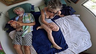 FromThisNight Granny Handjob Begins with Cream Moisturizer