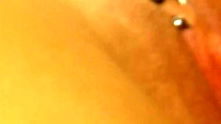 Blonde Nurse in Red Lingerie Sucks and Rides a Tattooed Stud on White Satin