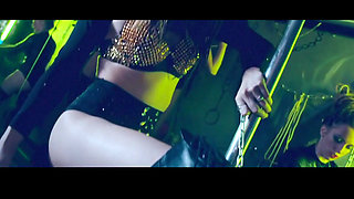 Leashed Mature Slave Bent Over Dripping for Mistress