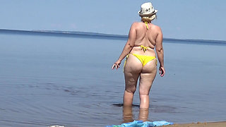 My Wife on the Beach