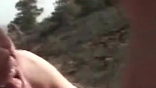 Group Sex on Jeep with Busty MILFs Fucked by Huge Cocks