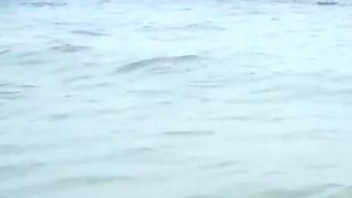 Public Flashing Of Big Natural Tits In The Moment Of Escape