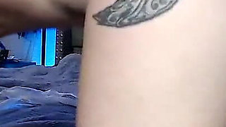 Filling Her Face with Cum