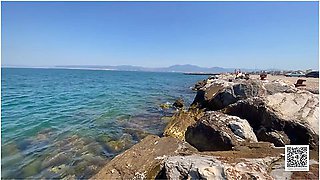 I Was Very Horny On Vacation... We Had Sex On The Pier Right Next To The Beach