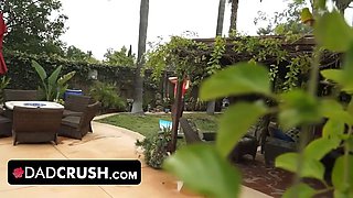 Dad Crush - tasty daughter-in-law easing stepdaddy\u2019s tension
