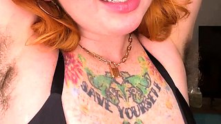 Hot smoking amateur redhead babe Whitney masturbates