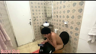 Stepmom Gives Her Stepson Ass in the Bathroom
