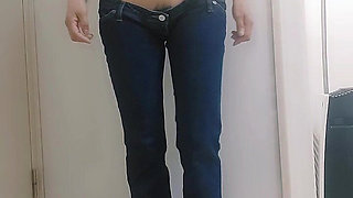 Japanese MILF Low-rise Jeans